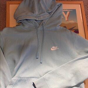 Nike Sky Blue Pullover Hoodie